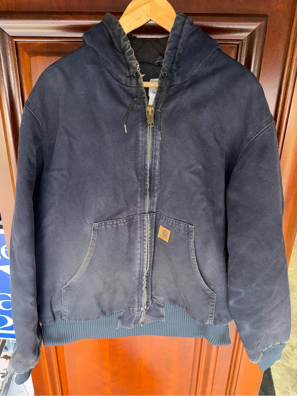 Vintage Carhartt Faded Mens Work Jacket